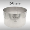 Opaska rant stały obręcz do tortu ciasta forma średnica 24cm wysokość 14cm Dorosiowe Ranty